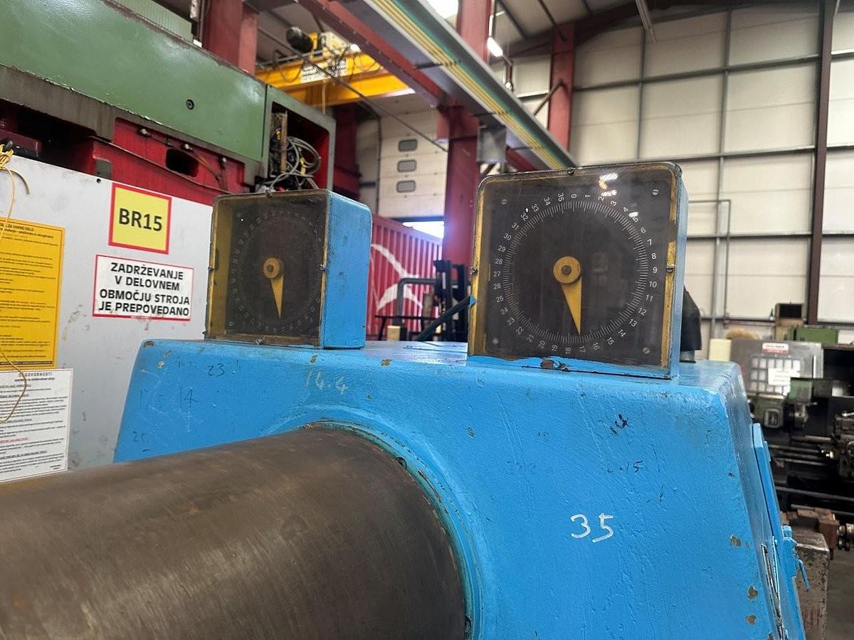 Used Roundo PS340 3000 mm Hydraulic Double-Pinch Plate Bending Rolls
