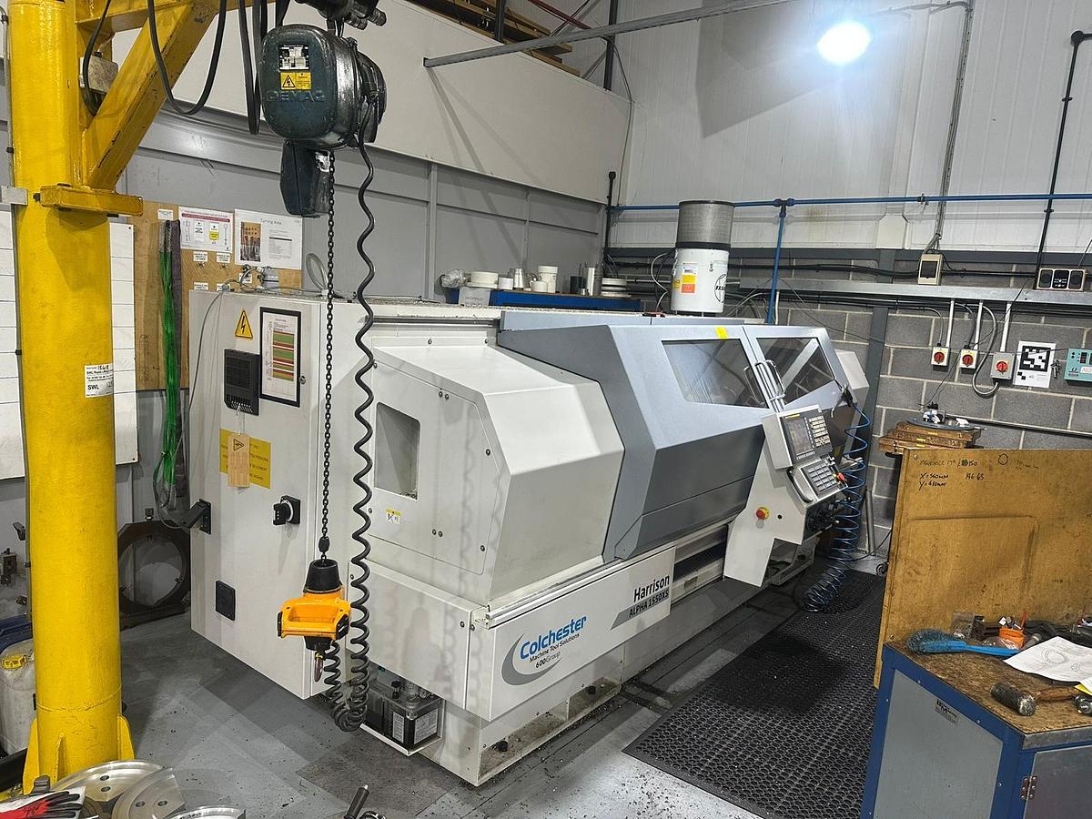 Used Harrison Alpha 1550 XS Manual / CNC Lathe
