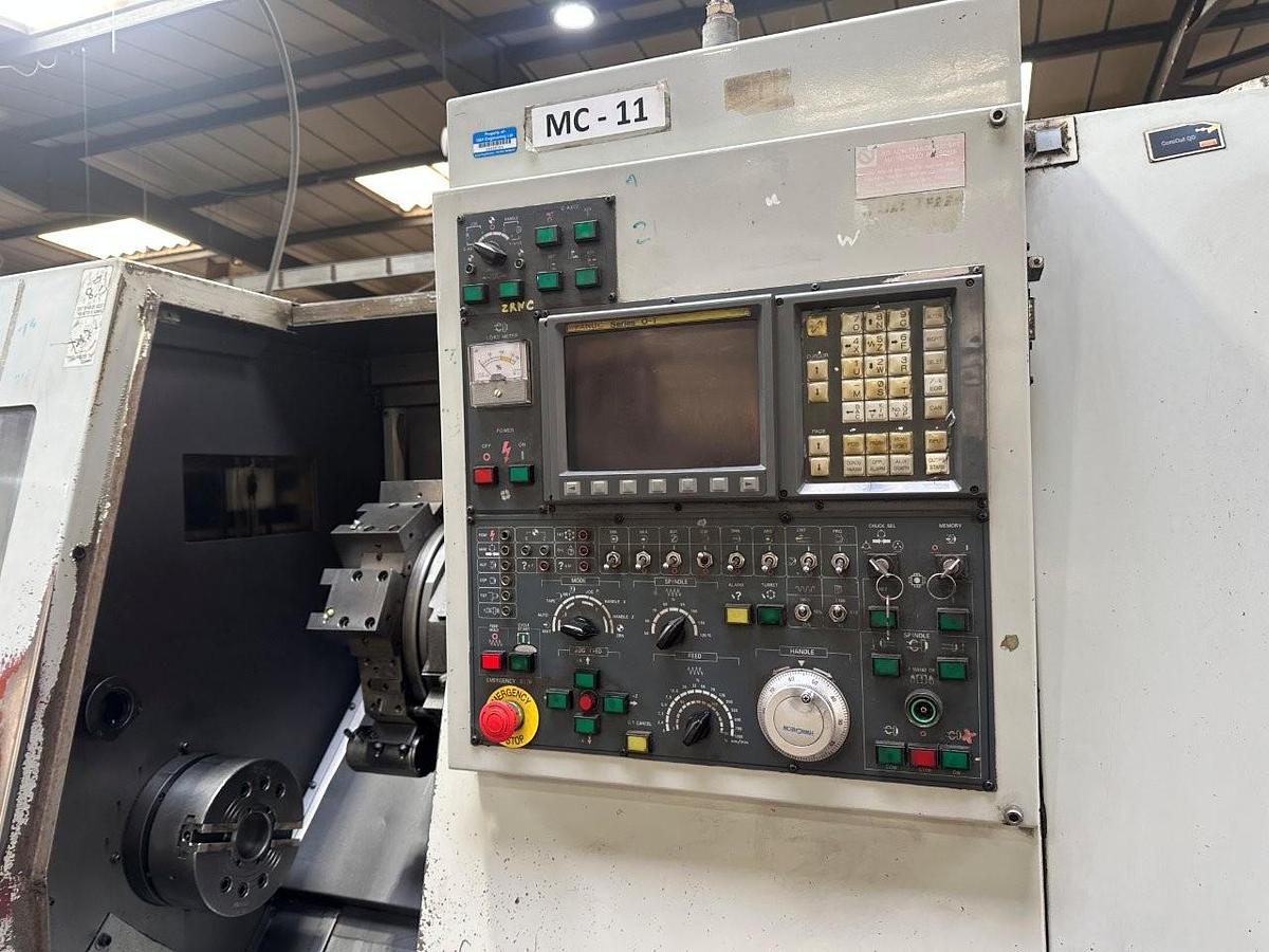Used Hwacheon HI Eco 31A CNC Lathe with C Axis & Live Tools