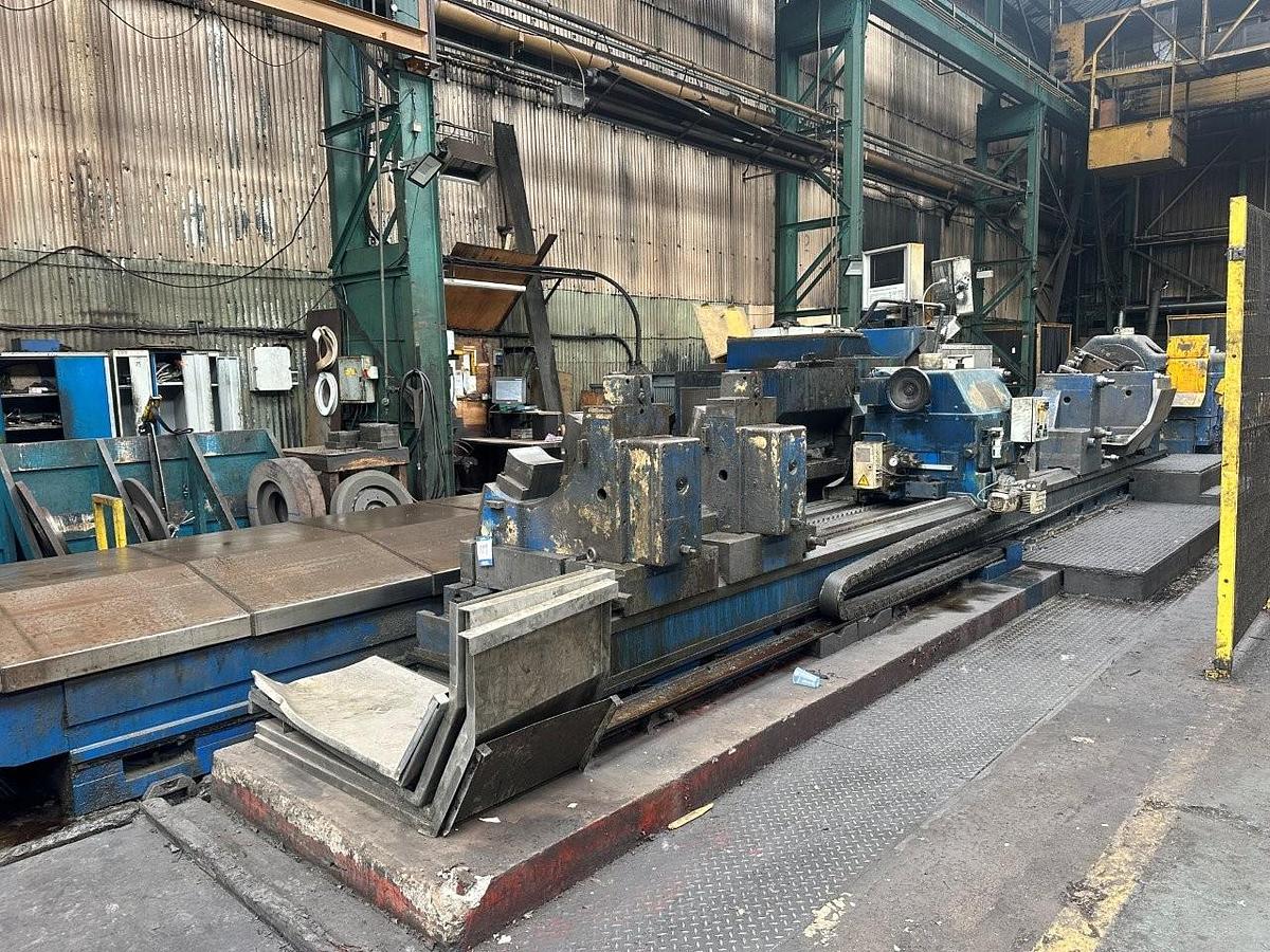 Used Herkules WS1100 x 7000 CNC roll grinder (re-manufactured by Metex - Year 2011)