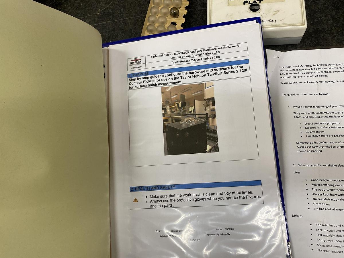 Used Talyor Hobson Talysurf Surface Gauge