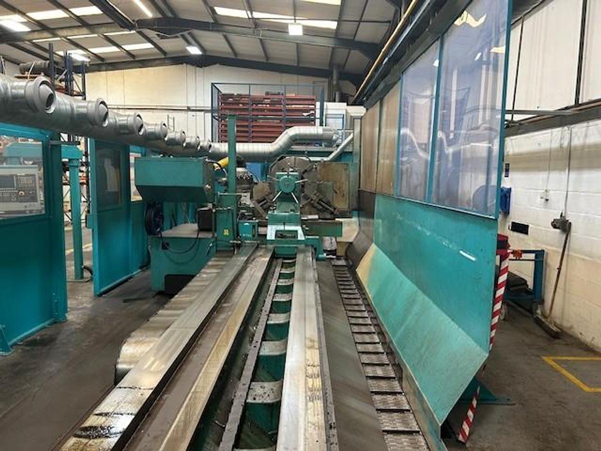 Used Crawford Swift L10 x 7500mm CNC Heavy-Duty Turning & Boring Lathe 