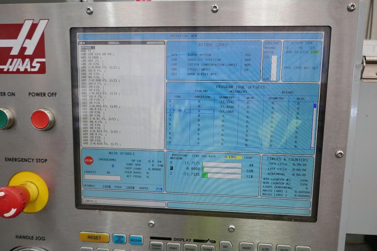 Used Haas VF-2DCE Vertical Machining Centre