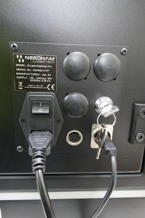 Used Needham N-Lase Desktop Pro 20W MOPA Fibre Laser Marking System