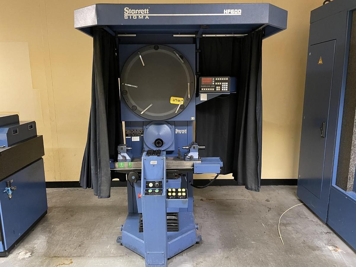 Used Starrett Sigma HF600 Horizontal Floor Standing Comparator