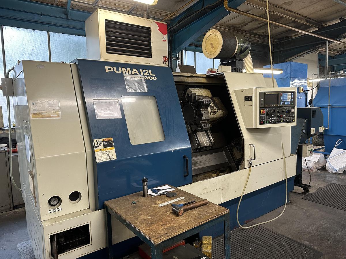 Used Daewoo Puma 12L CNC Lathe (1996)