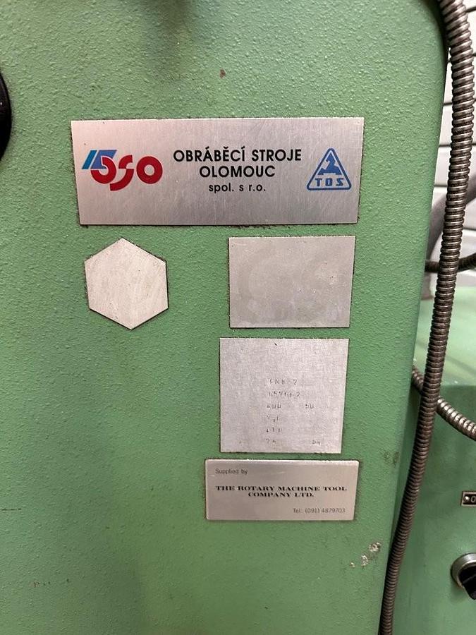 Used Tos FNK Turret Mill
