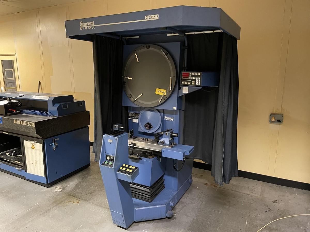 Used Starrett Sigma HF600 Horizontal Floor Standing Comparator