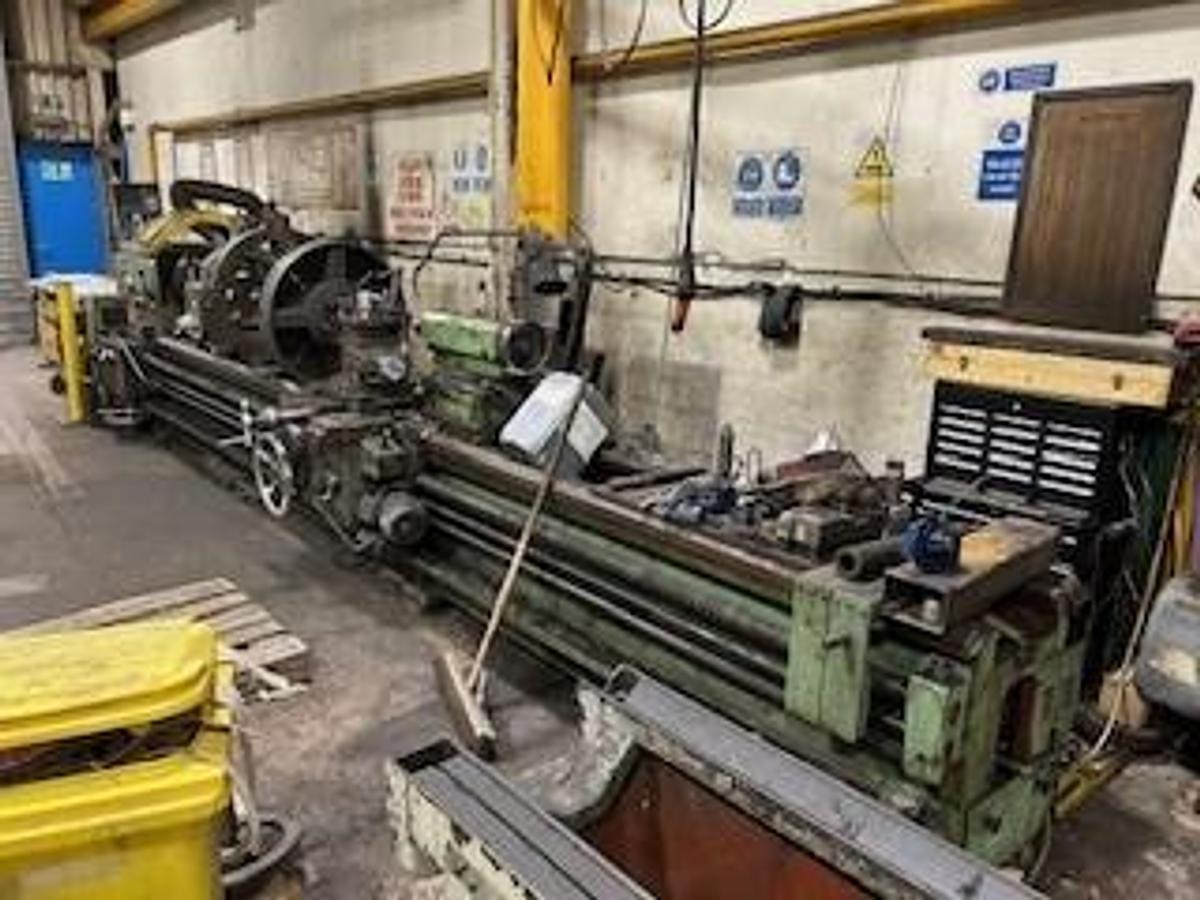 Used Mostana 16K40 x 5000mm Centre Lathe