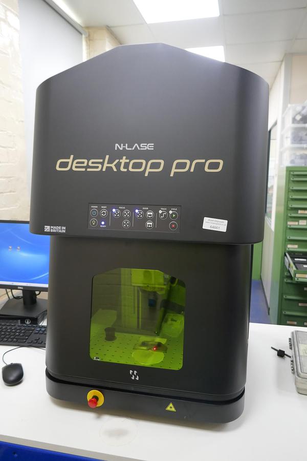 Used Needham N-Lase Desktop Pro 20W MOPA Fibre Laser Marking System