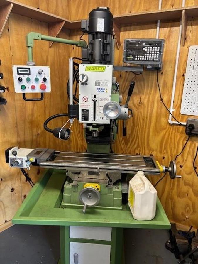 Used Warco Super Major Vario Milling Machine