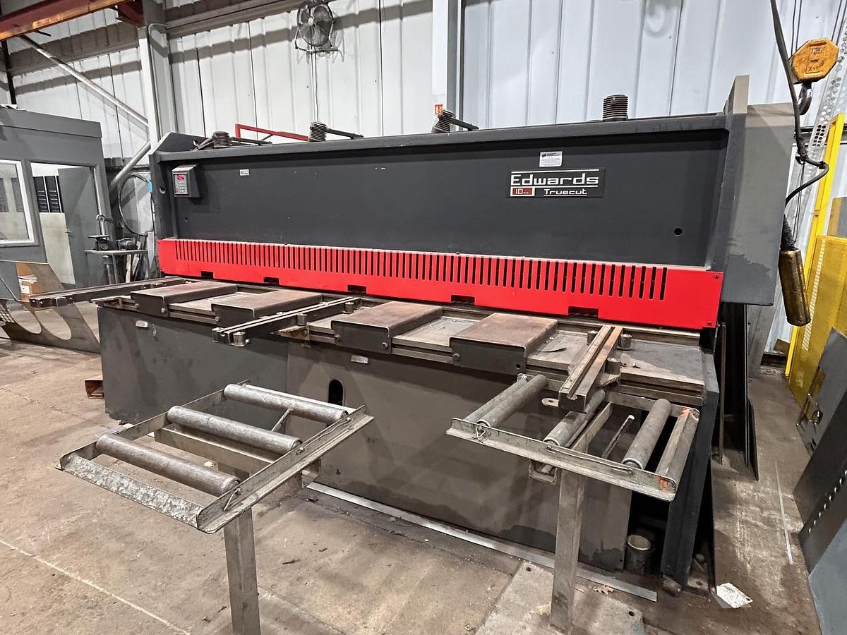 Used Edwards Truecut 10 x 3000mm Shear