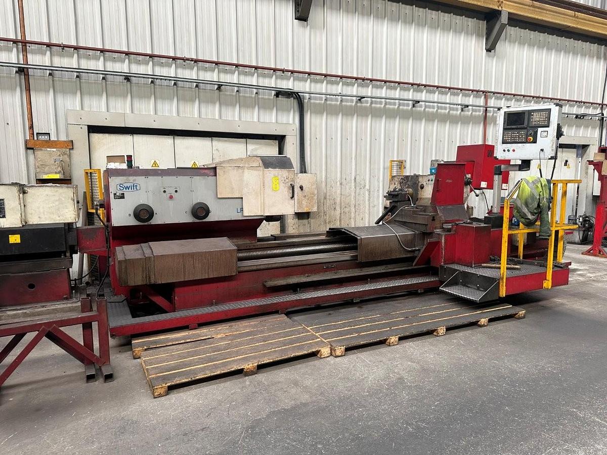 Used Swift L6500 x 3000mm CNC Roll Lathe