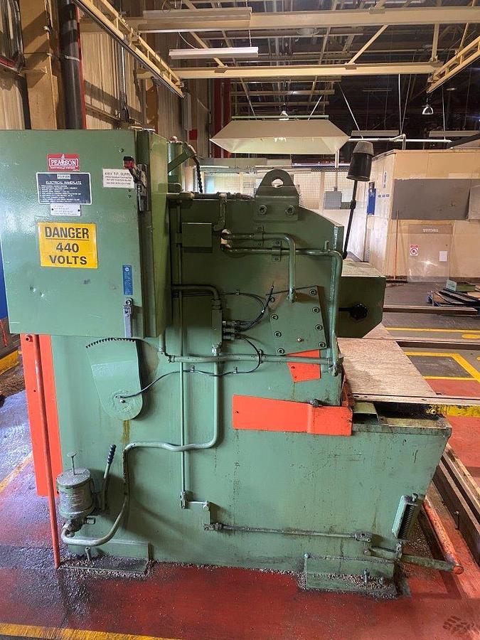Used Pearson 2000mm x 8mm Hydraulic Guillotine