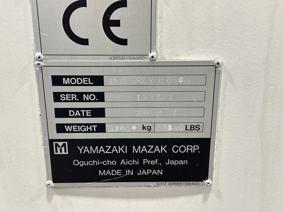 Used Mazak Integrex E-650H Lathe