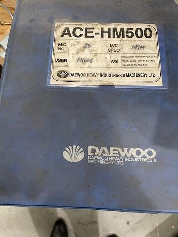 Used Daewoo ACE 500 Twin Pallet Horizontal Machining Centre