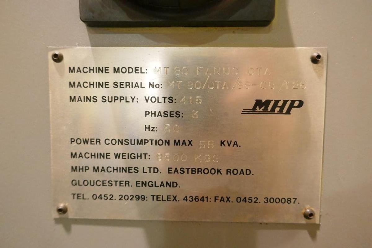 Used MHP MT 80 CNC Heavy Duty Lathe