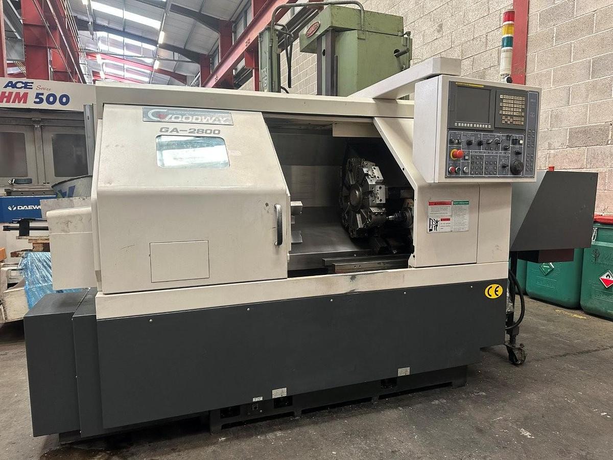 Used Goodway GA-2800 CNC Lathe (2007)