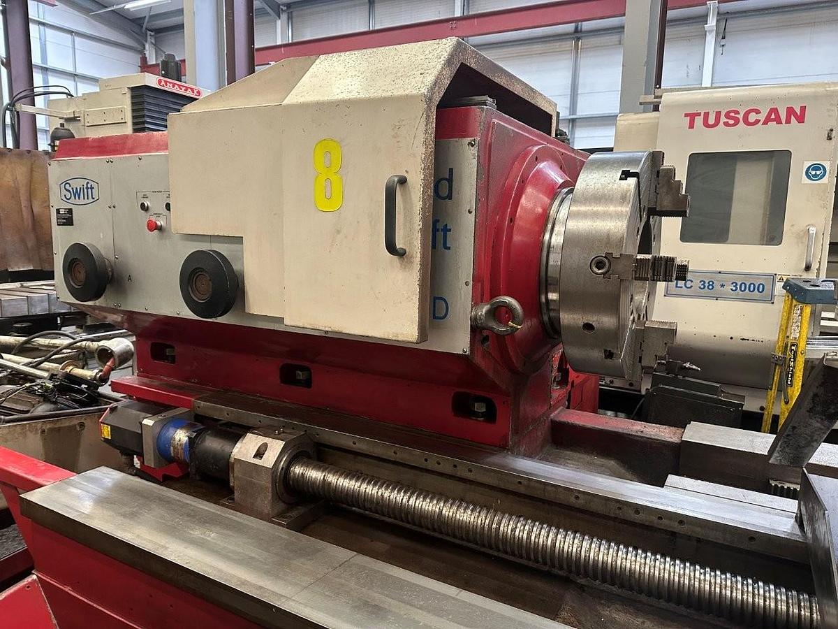 Used Swift L6500 x 3000mm CNC Roll Lathe