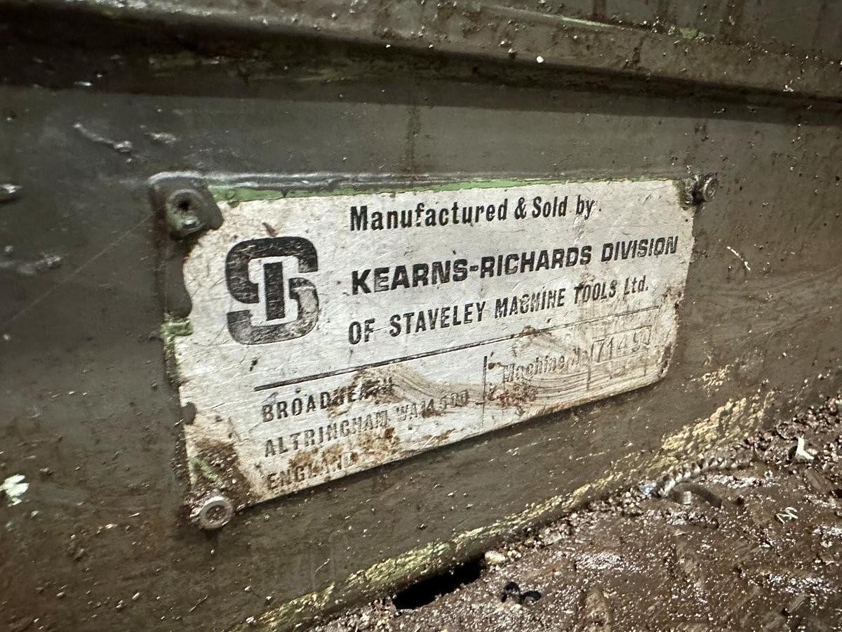 Used Kearns Richards SF 125 Horizontal Borer