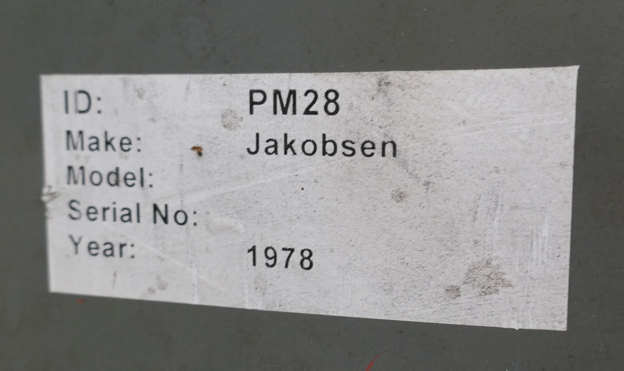 Used Jakobsen SJ12 Surface Grinder