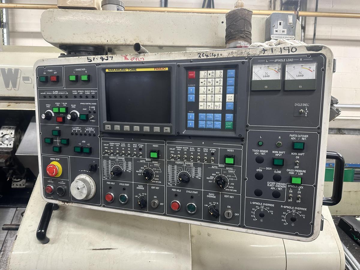 Used Nakamura Tome 20/30 CNC Lathe (1991)