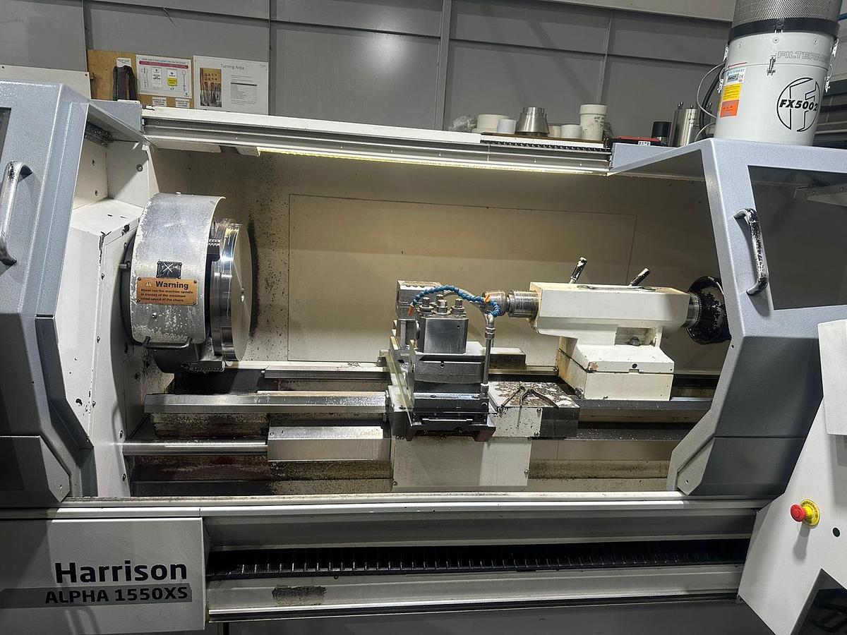 Used Harrison Alpha 1550 XS Manual / CNC Lathe