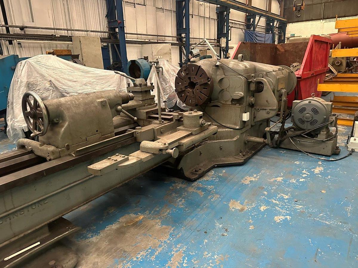 Used Lang 28″ x 200″ Gap bed Centre Lathe