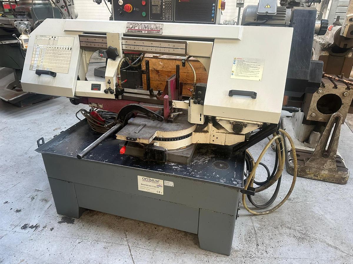Used Optimum S300 VG Swivel Bandsaw