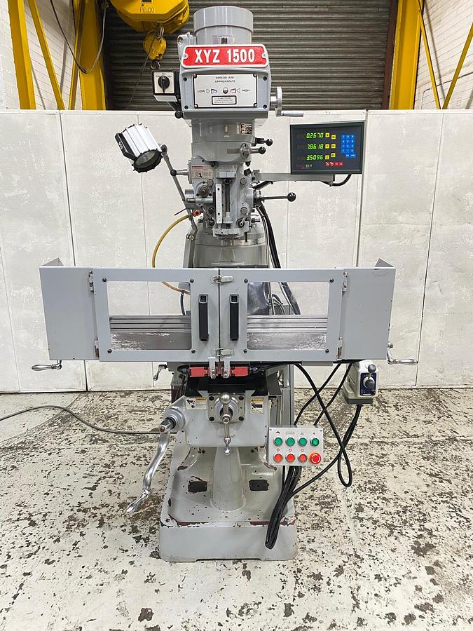Used XYZ 1500 Turret Milling Machine