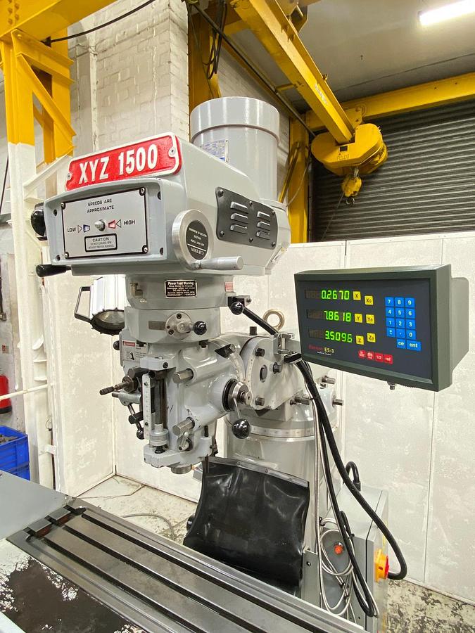 Used XYZ 1500 Turret Milling Machine