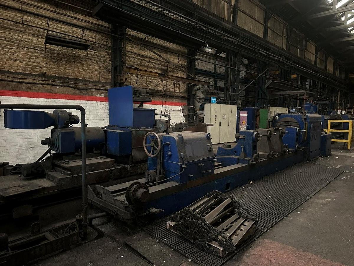 Used Herkules Siegen LAB250H 1000 x 6500mm Roll grinder