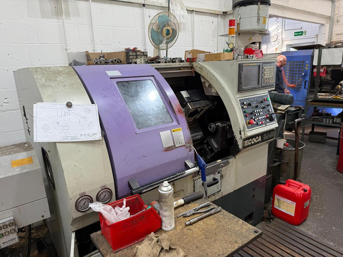 Used Ecoca SJ 20 CNC Lathe (2004)