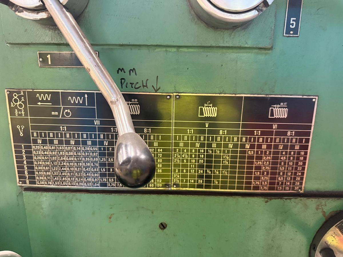 Used Mostana 1M65 x 5000mm Centre Lathe