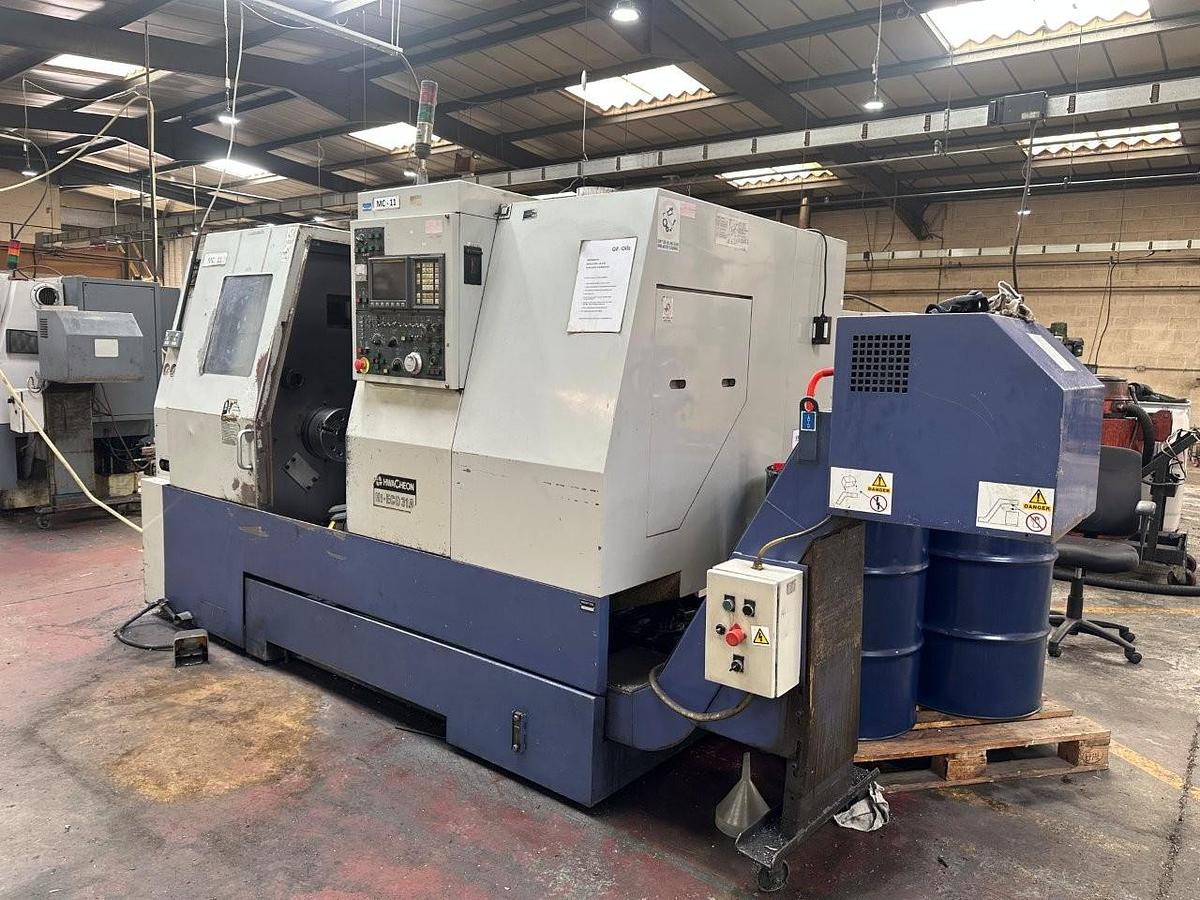 Used Hwacheon HI Eco 31A CNC Lathe with C Axis & Live Tools