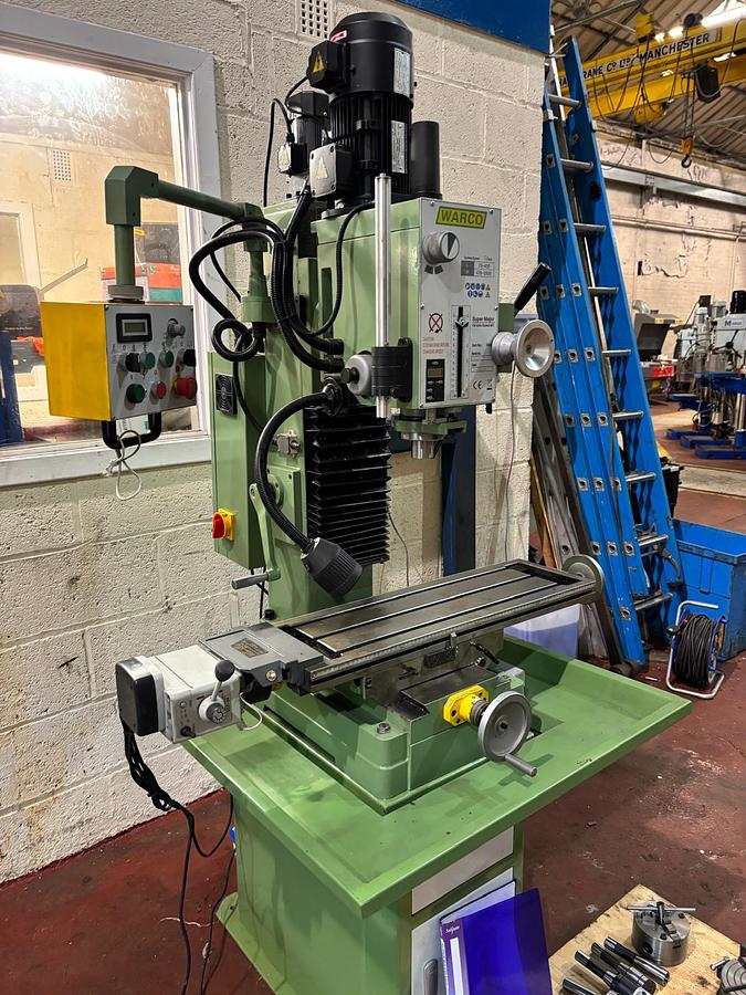 Used Warco Super Major Vario Milling Machine
