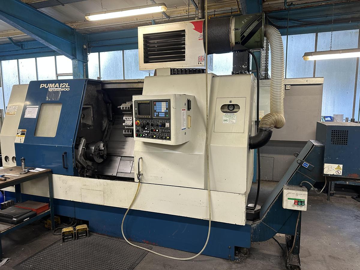 Used Daewoo Puma 12L CNC Lathe (1996)
