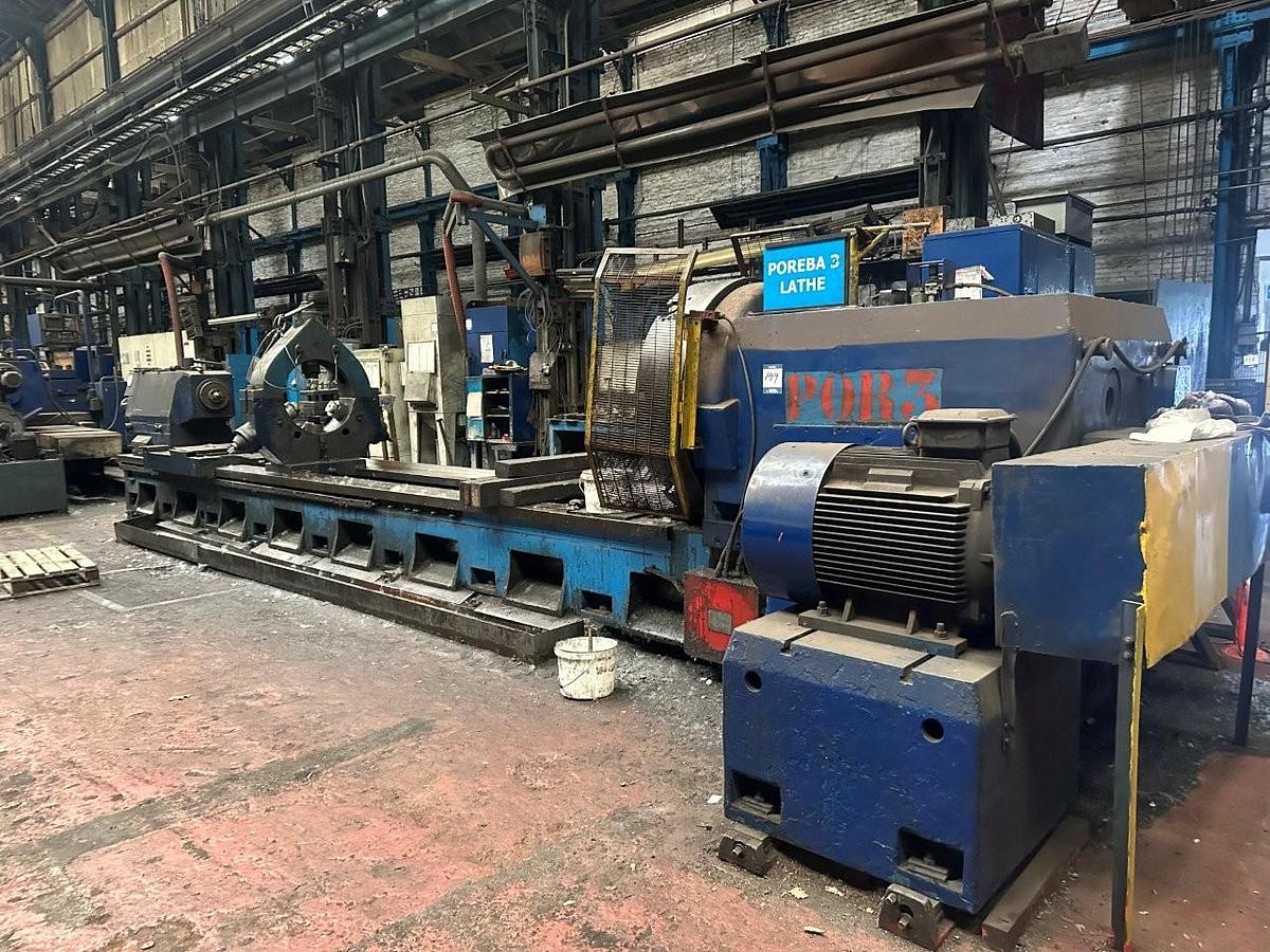 Used Poreba TCG 125 x 6000mm Heavy Duty Lathe