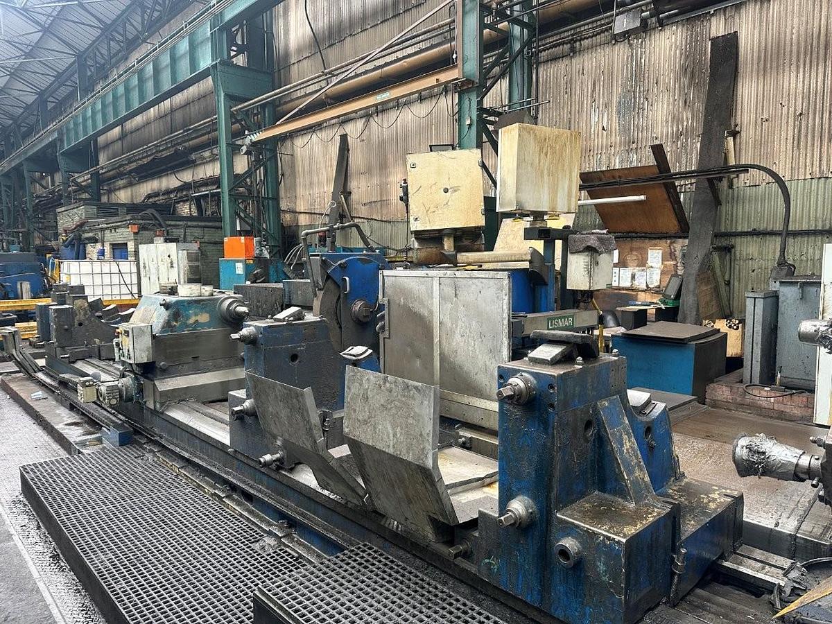 Used Herkules WS1100 x 7000 CNC roll grinder (re-manufactured by Metex - Year 2011)