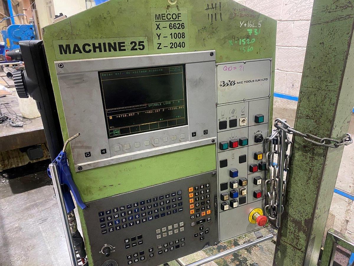 Used Mecof CNC Bed Type Milling Machine x 9000mm