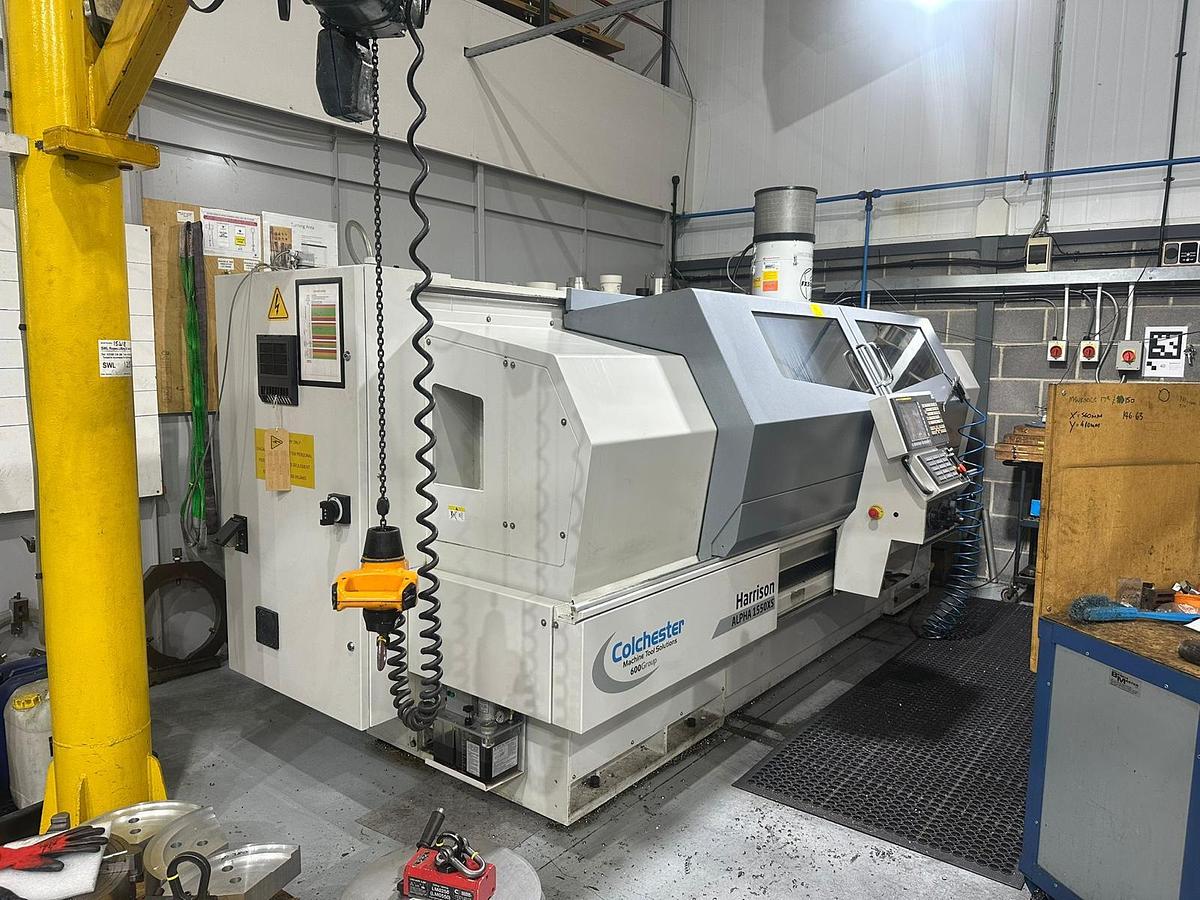 Used Harrison Alpha 1550 XS Manual / CNC Lathe