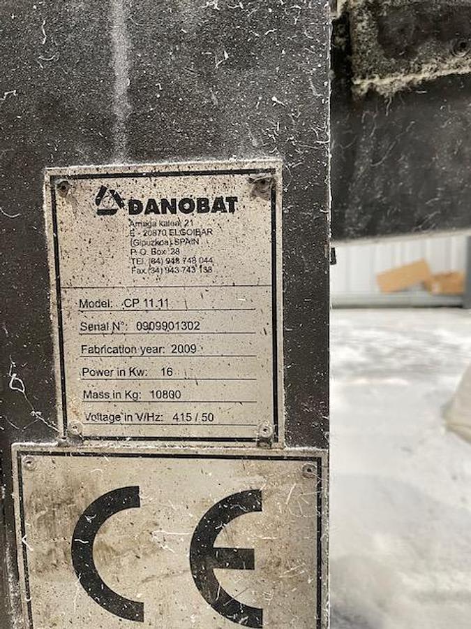 Used Danobat CP11.11 Bandsaw 2009