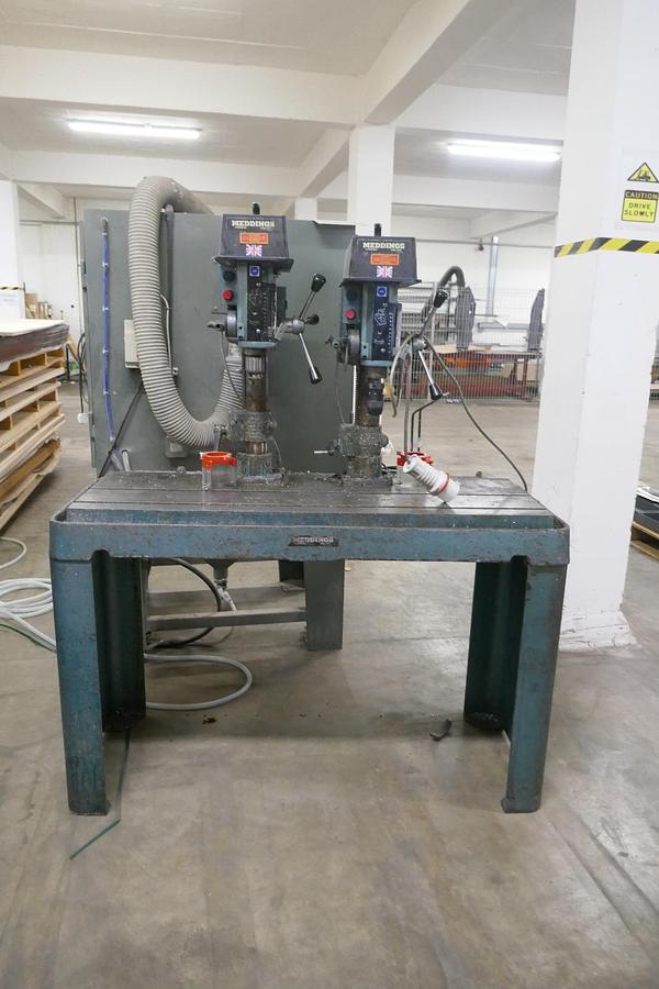 Used Meddings Model L2 HRM Table mounted 2 Spindle Drill