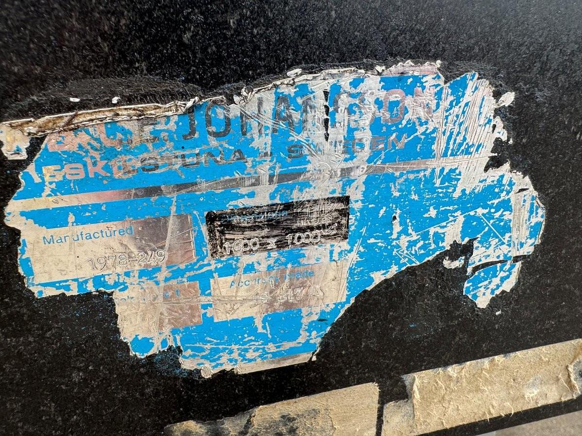 Used Granite Table 1600mm x 1000mm