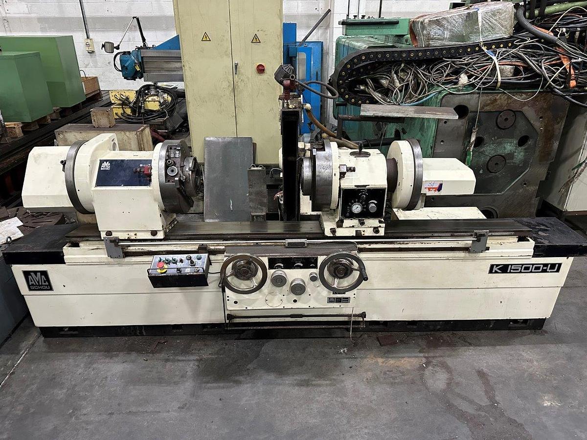 Used AMC Schou Model K-1500U Crankshaft Grinder