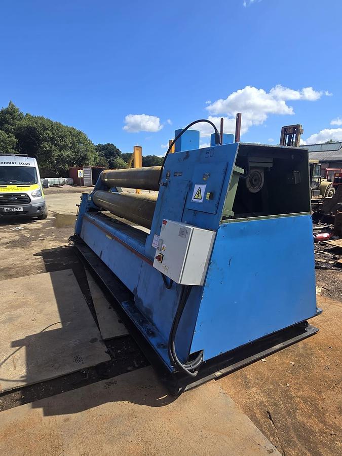 Used Roundo PS340 3000 mm Hydraulic Double-Pinch Plate Bending Rolls