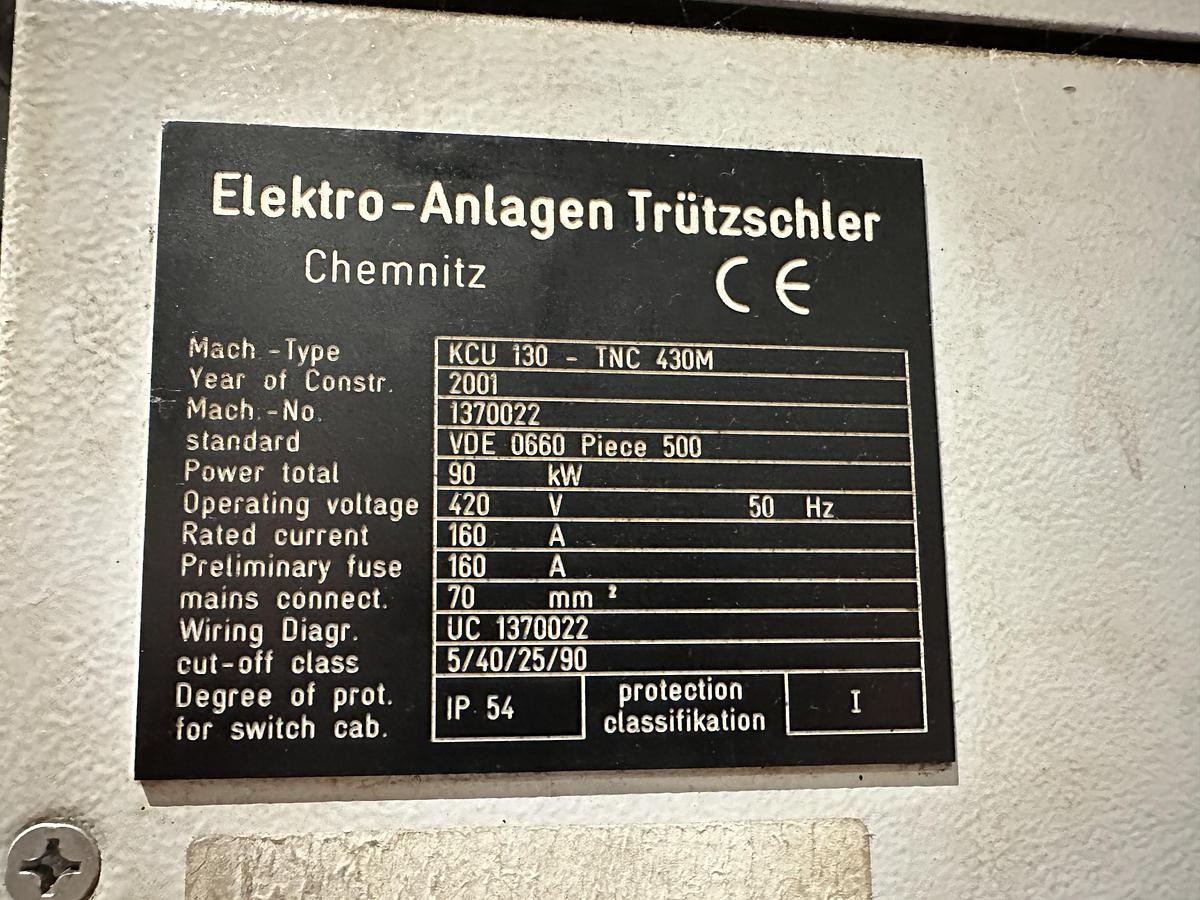Used Union KCU-130 Table Type Horizontal Boring Machine