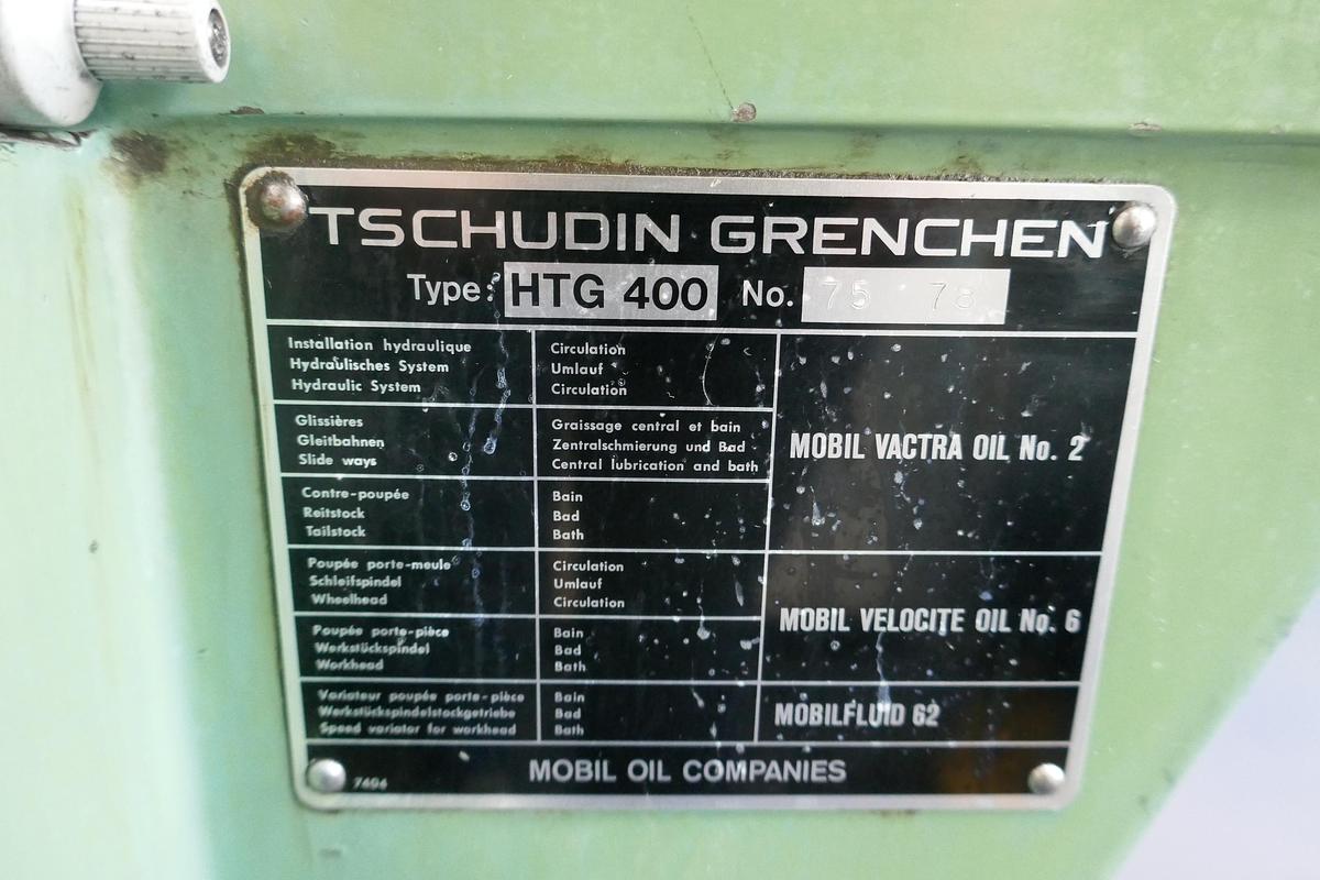 Used Tschudin HTG400 Universal Cylindrical Grinder