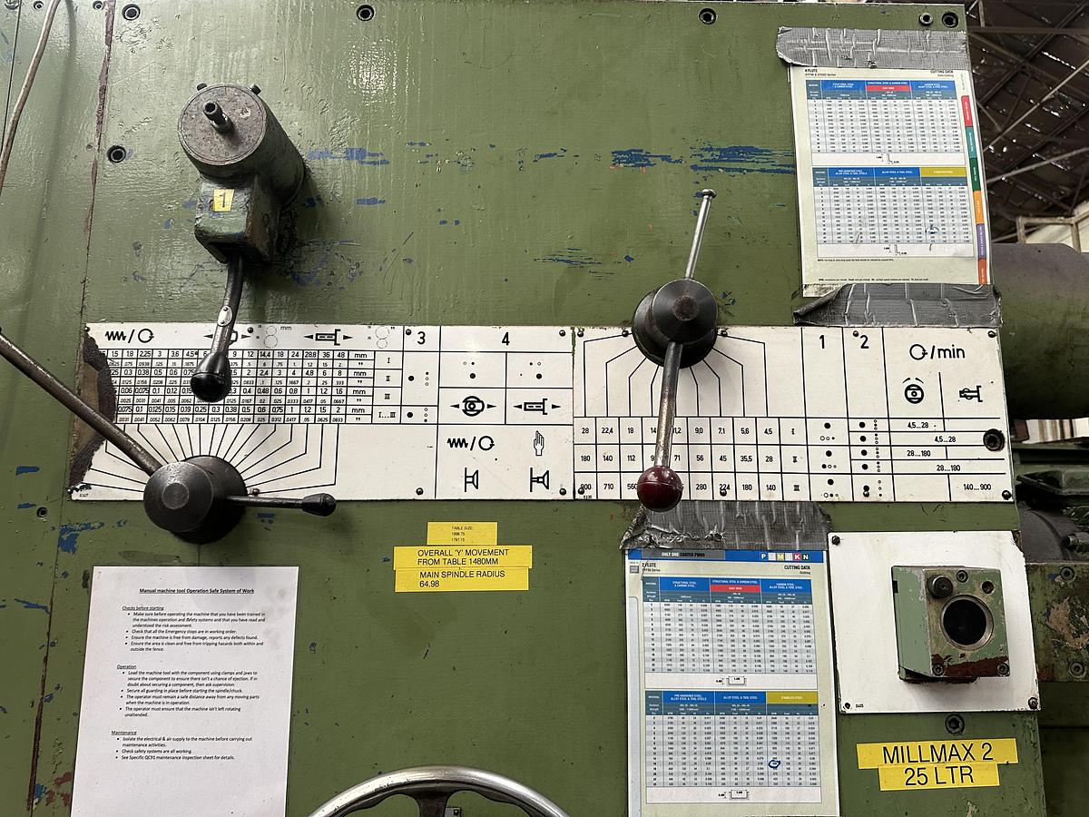 Used Union BFT 130/6 Horizontal Boring and Milling Machine