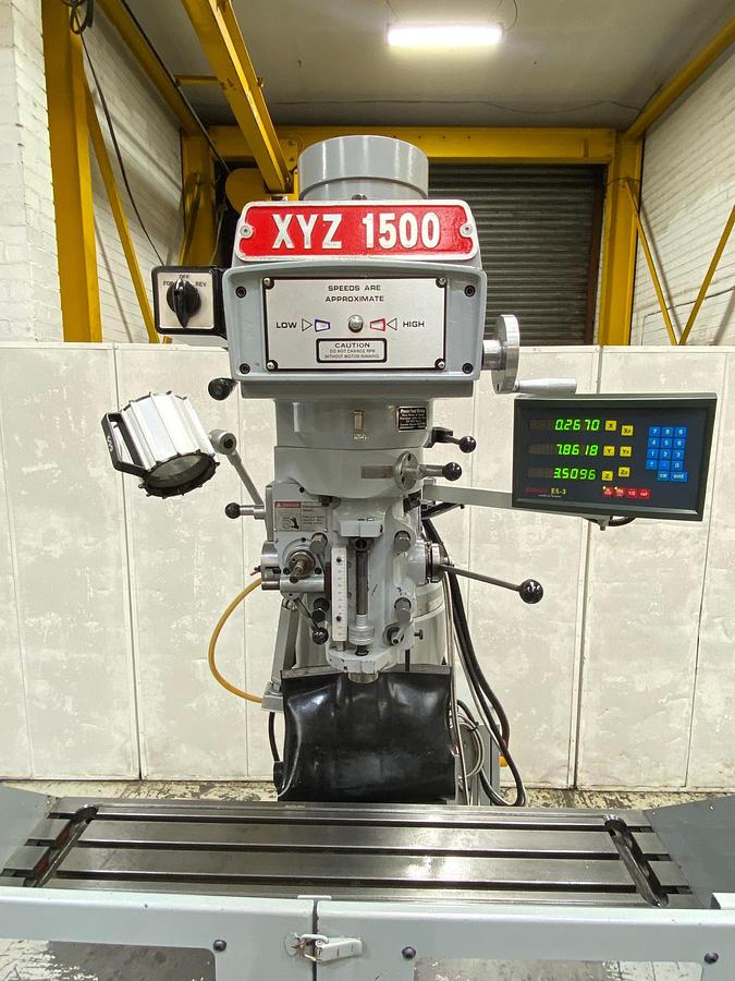 Used XYZ 1500 Turret Milling Machine